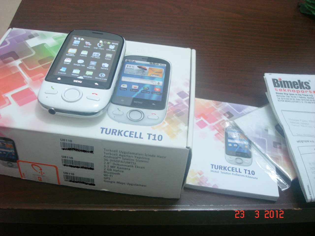  Turkcell T10 Full Kutu İceriğiyle Faturalı Ciziksiz Tertemiz