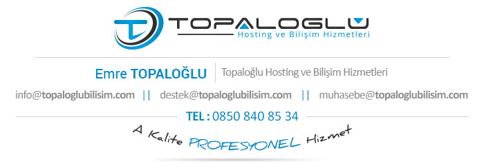  TOPALOĞLU Bilişim / Limitsiz cPanel Reseller /SSD, Whm, Softaculous / Özel NS / Yıllık Sadece 20 TL