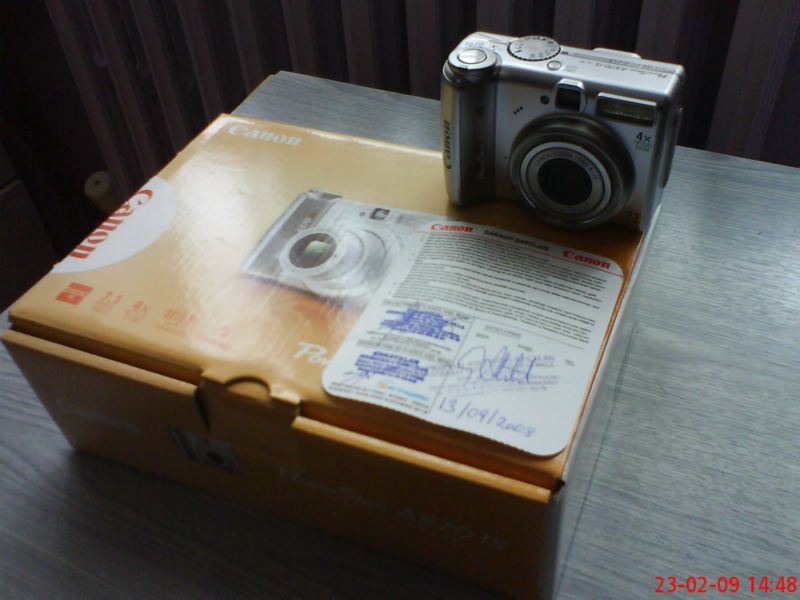  CANON A570 IS + HEDİYE