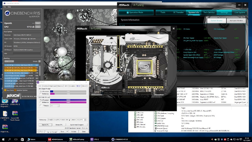 Bedavaya > Xeon E5 2683v3 > 7700K-5820K-5930K-6800K-6850K-6900K-5960-6950X-1800X den güçlü