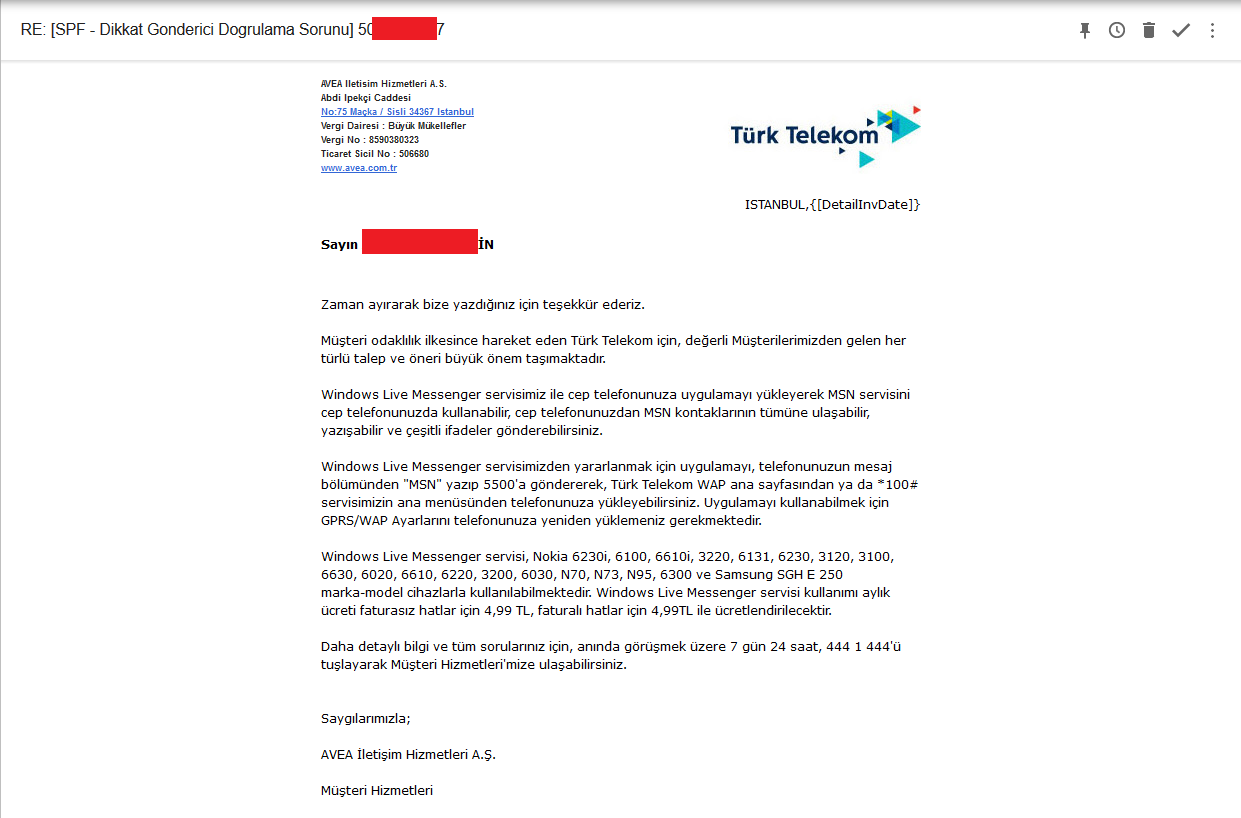Türk Telekom'a ne soruyorum ne cavp gönderiyor?!