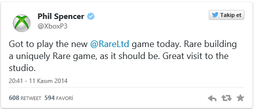  Phil Spencer, Rare'ın Yeni Oyununu Onayladı!