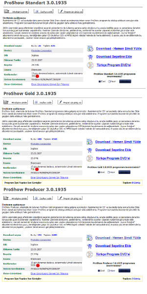  Süper slayt şovlar hazırlayabileceğiniz 500 $ değerinde bir yazılım    PROSHOW PRODUCER
