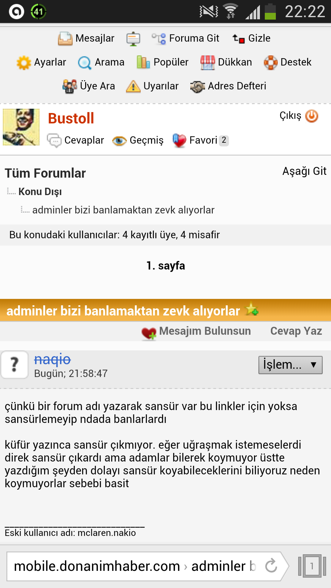  adminler bizi banlamaktan zevk alıyorlar