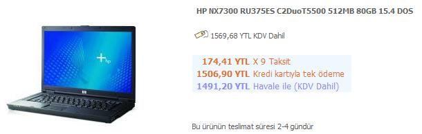  -_-En Çok Satılan Dizüstü Bilgisayarlar (bazı internet mağazalarında)-_-