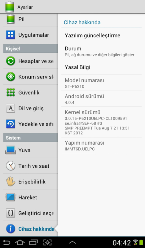  Samsung Galaxy Tab 7.0 Plus - Ana Konu [Odin'le resmi 4.1.2 güncellemesi]