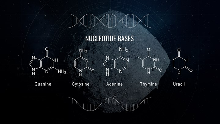 NASA, Bennu asteroidinde yaşamın yapı taşlarını buldu