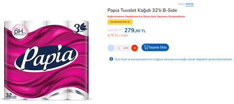 CarrefourSa Kart'la; indirimi yakala