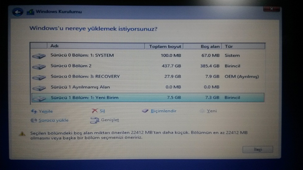 Notebook'daki (hibrit olmayan) 8 GB SSD Ne İşe Yarar ?