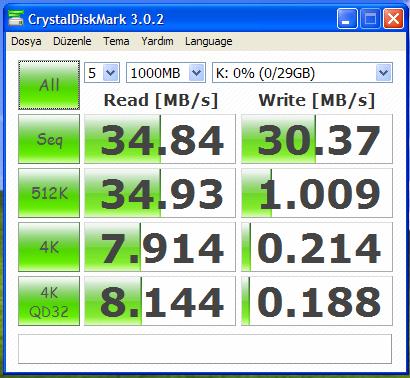  FLASH DISK TEST BAŞLIĞI!!!