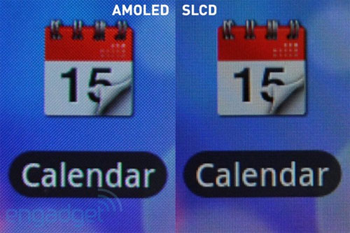  Super AMOLED vs Super Clear LCD