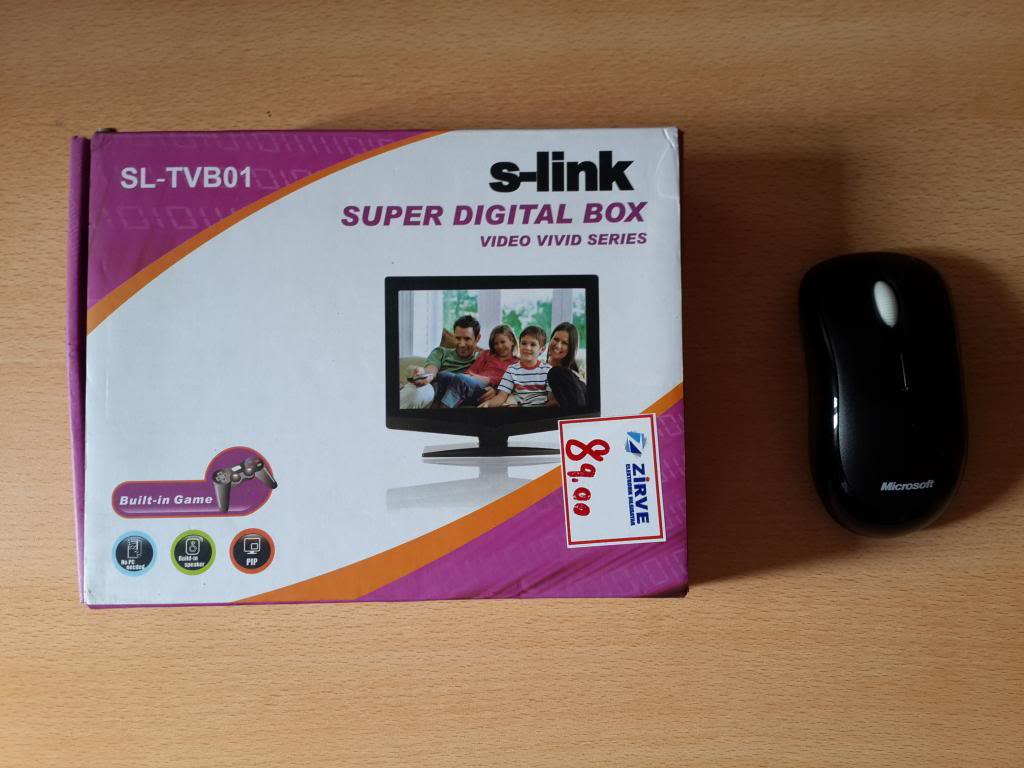  S-Link SL-TVB01 Tv Box (CRT - LCD Monitörünüzü TV yapın)