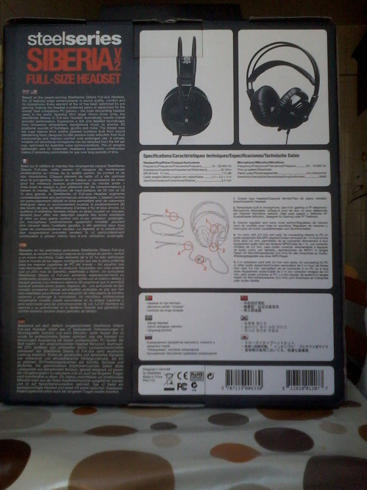  Satılık> SteelSeries Siberia V2 Black Headset