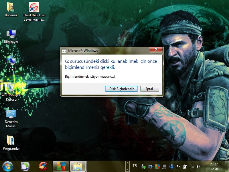  Usb Belleğim Bozuldu