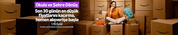 Amazon’da Okula ve Şehre Dönüş Fırsatları Başladı