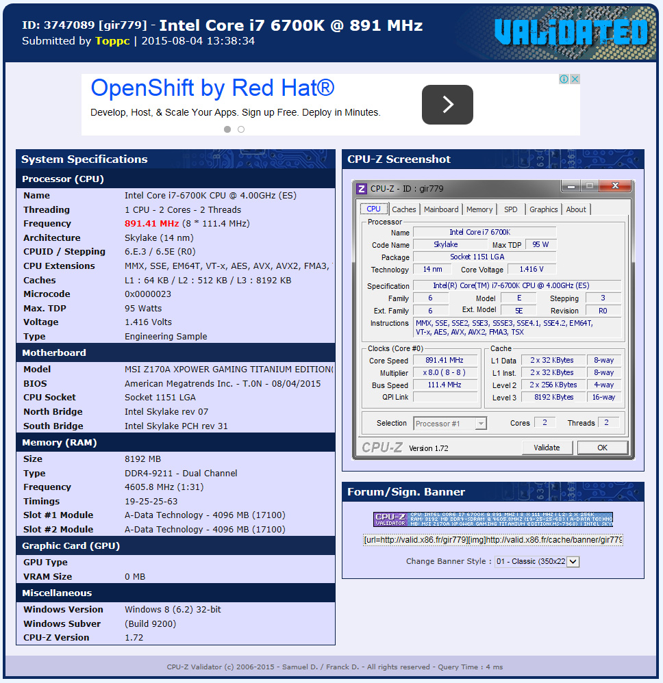  Intel Skylake  (14nm) i7-6700K - i5-6600K + Z170 Çipset