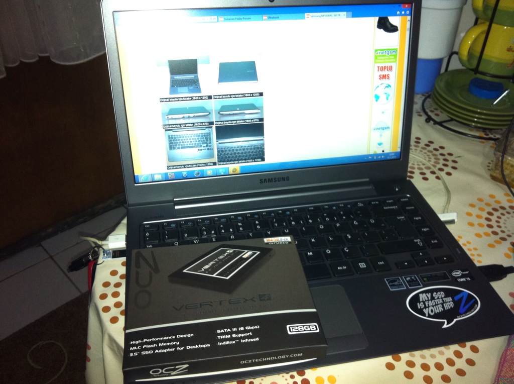  Laptop'a ikinci bir HDD/SSD takın! (CD/DVD-rw yerine)