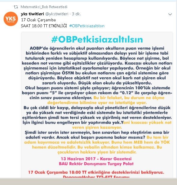 #OBPEtkisiAzaltılsın Tagına Gelen Destekler (Onur Soğuk , İnci Caps , Salim Ünsal , Behzat Hoca ...