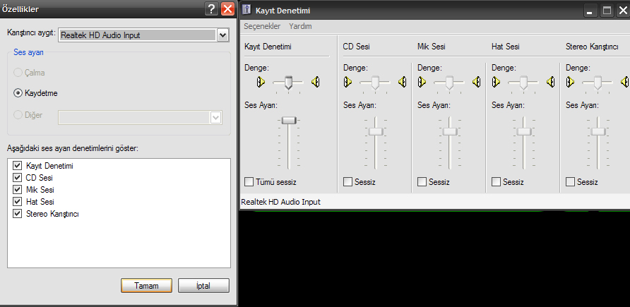  Realtek ALC882 Stereo-Mix Problemi