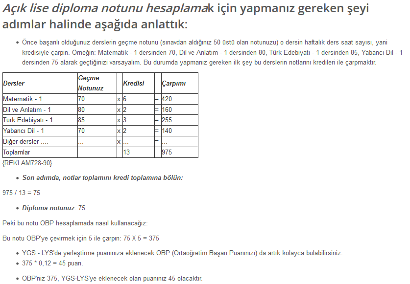 Açık Öğretim Lisesi Rehberi [ANA KONU]