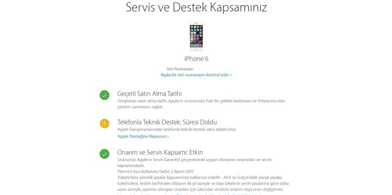  ___ APPLE IPHONE 6 16GB SİYAH DEĞİŞİM CİHAZI ÇİZİKSİZ 1799TL ___