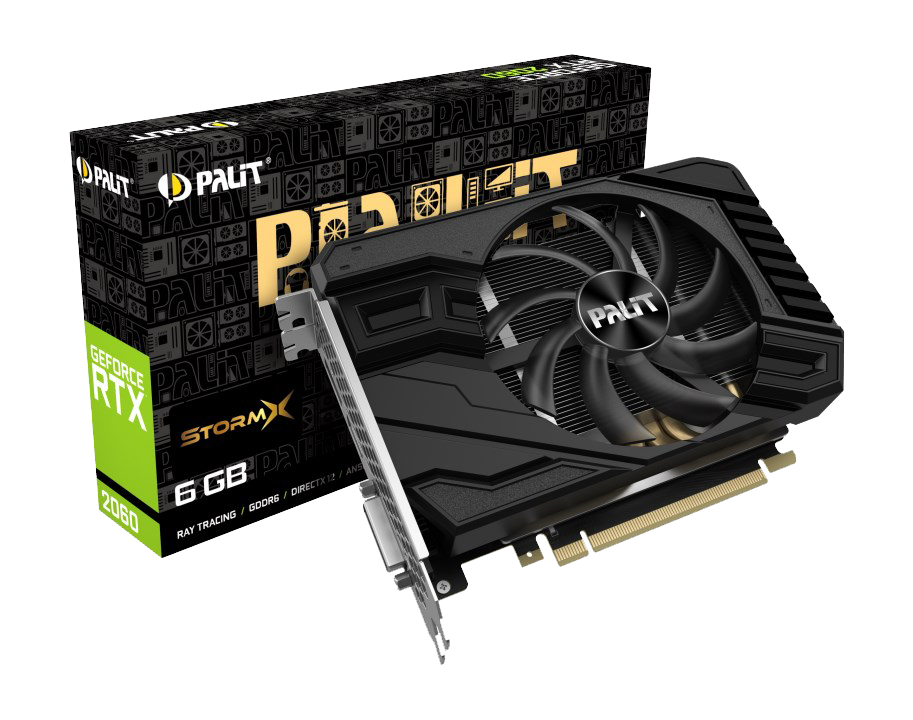 2050 TL Palit STORMX RTX 2060 6GB 192 Bit GDDR6 Ekran Kartı