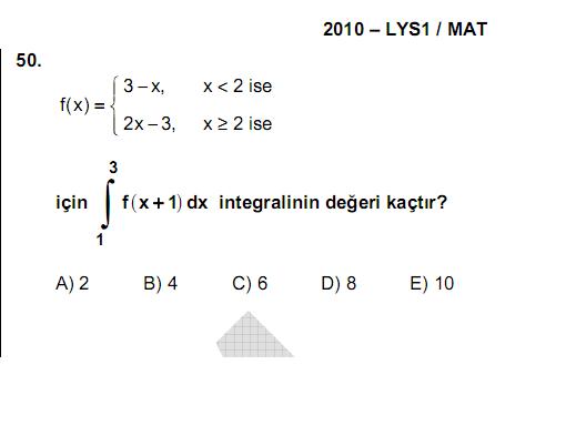  LYS Sorusu (İntegral)