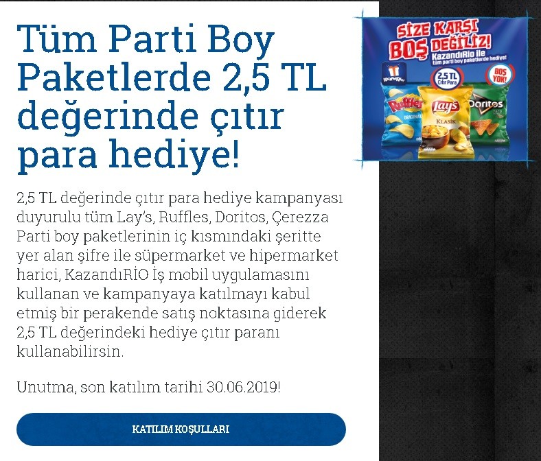 Pepsi - Çips Para Kampanyası