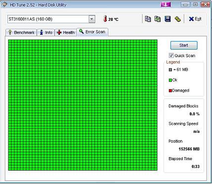  HD tune programlı ile harddisk testi resimli anlatım