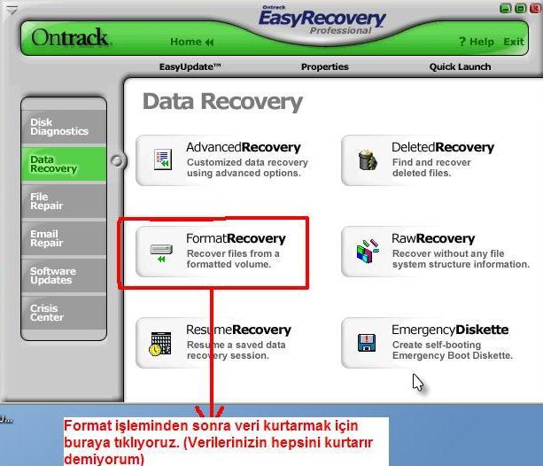  Recovery Ustaları | EasyRecovery & GetDataBack ## Dosya Kurtarma Resimli Anlatım