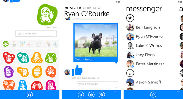 Facebook Messenger nihayet Windows Phone 8 için yayımlandı