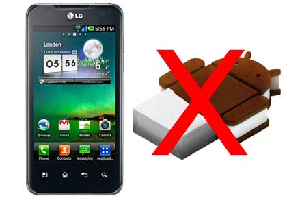 LG Optimus 2X için ICS güncellemesi olmayacak 