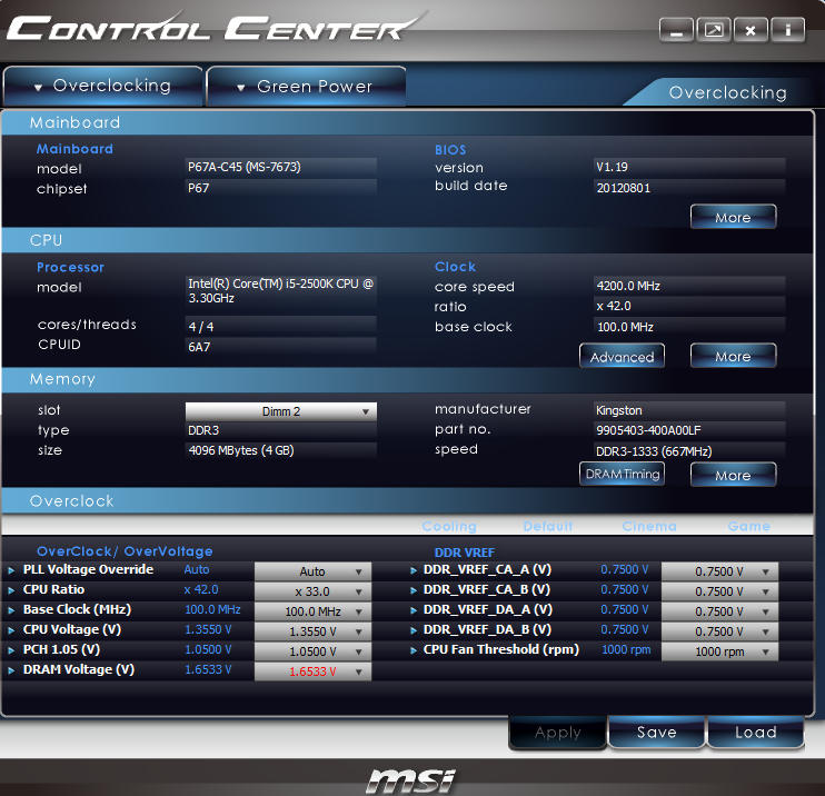 Dram voltage control что это