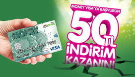  Money Visa ile 4 Kere 75 TL Alışverişe 75 TL Money Hediye!