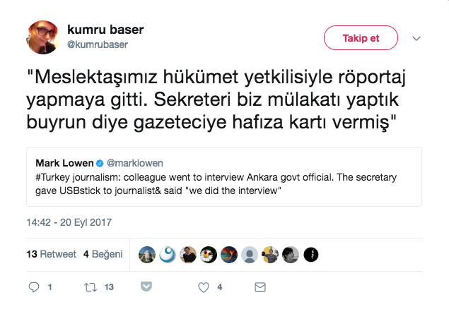 BBC muhabiri: Ankara'ya röportaja giden meslektaşıma, "Biz yaptık" deyip flaş disk verdiler