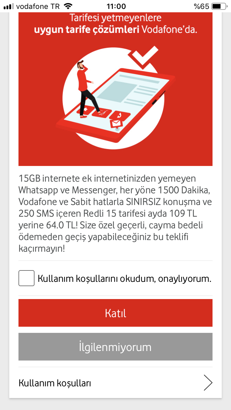 Vodafone Red Tarifeleri Ve Pass Özellikleri//