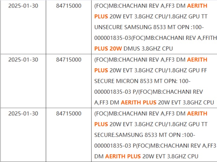 AMD Aerith Plus