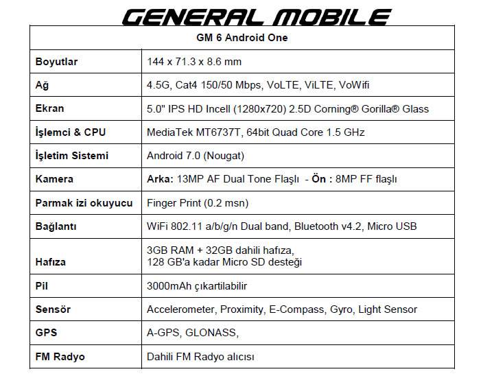 General Mobile GM 6, 26 Mayıs’ta satışa sunuluyor