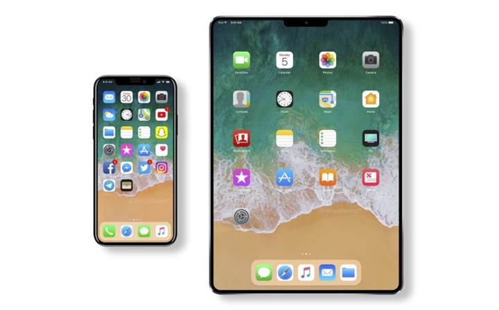 Apple ince çerçeveli, Home tuşu olmayan ve Face ID'li yeni bir iPad üzerinde çalışıyor