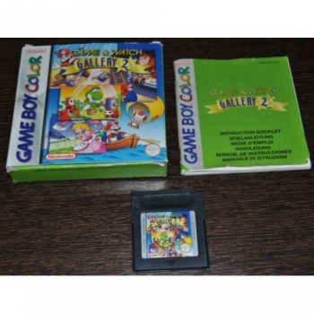  1 TLDEN ORJİNAL GAME BOY COLOR OYUNU KUTULU KİTAPÇIKLI GAMEWATCH GALLERY