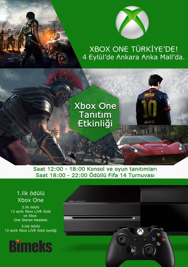  Xbox One Ankara Tanıtım Etkinliği ve Ödüllü Turnuva