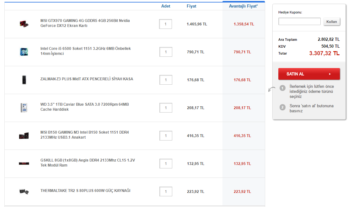  3000-3500 arası topladığım sistem için önerilerinize ihtiyacım var