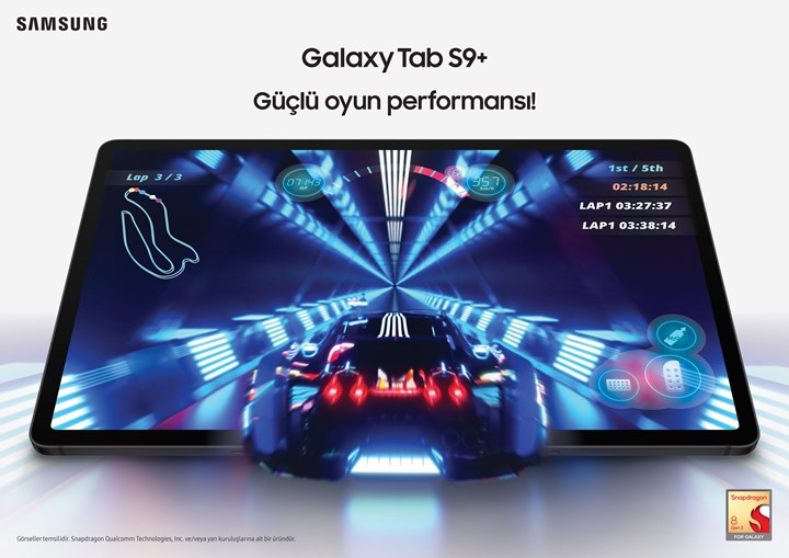 Samsung Galaxy Tab S9 ve Tab S9+ tanıtıldı: Daha güçlü, daha yetenekli