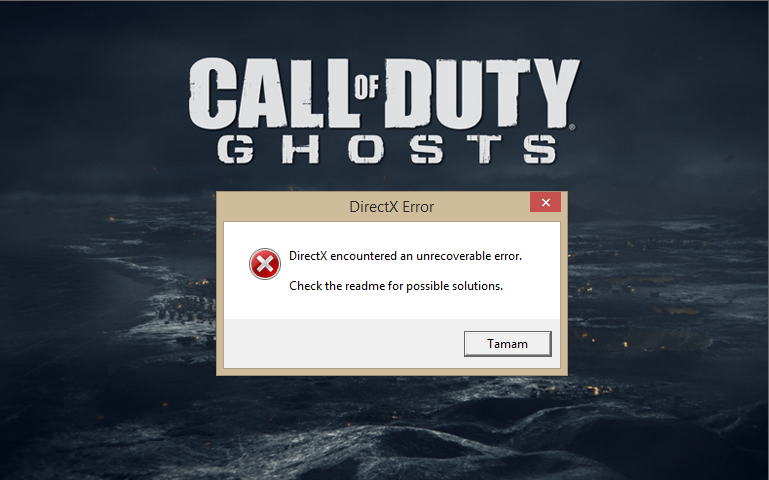  Directx hatası nasıl düzeltilir?