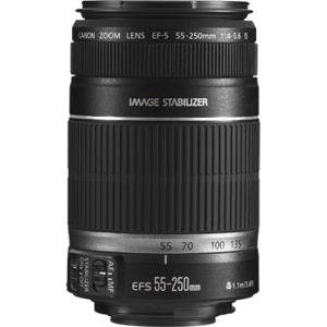  Satılmıştır Canon EF-S 55-250mm f/4.0-5.6 IS lens