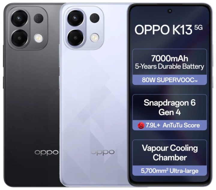 7000 mAh bataryalı telefon Oppo K13 tanıtıldı