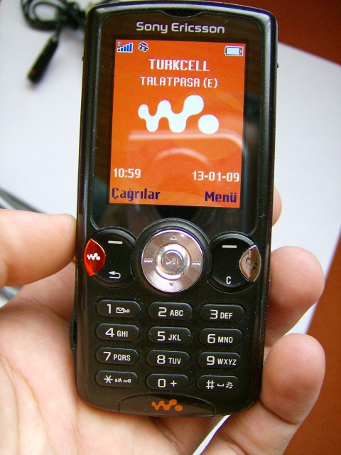  satılık Sony Ericsson w810i-kutulu