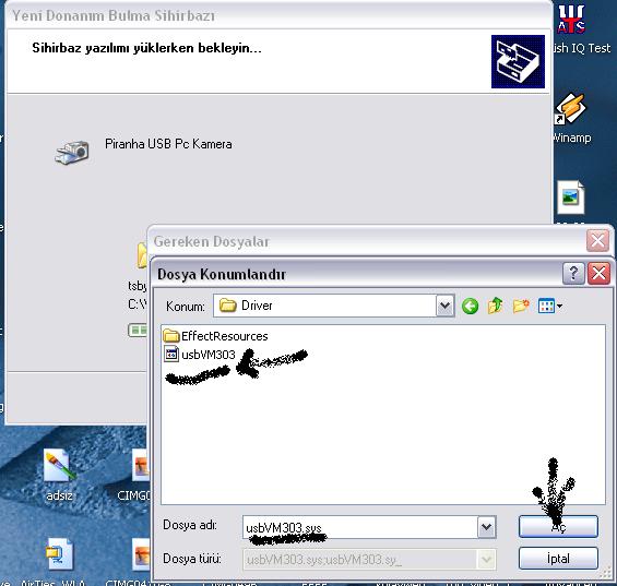  piranha webcam yardım lütfen.