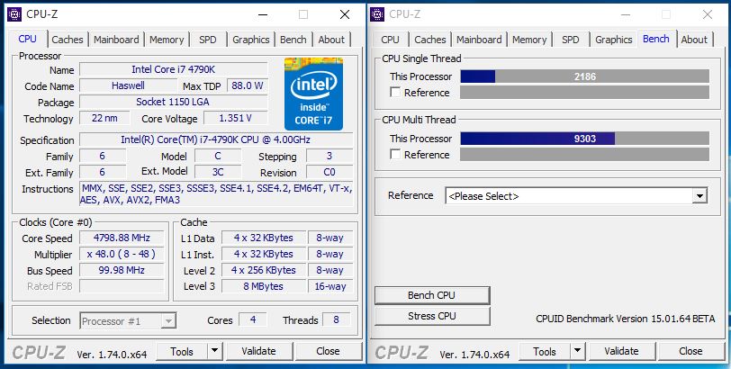 İşlemcilerin CPU-Z Benchmark Sıralamaları [ANA KONU]