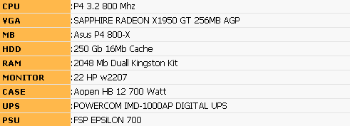  +@+256MBSAPPHIRE X1950 GT  AGP CRYSiS, Pro Street, Pes 2008 SS leri  Güncellendi+@+